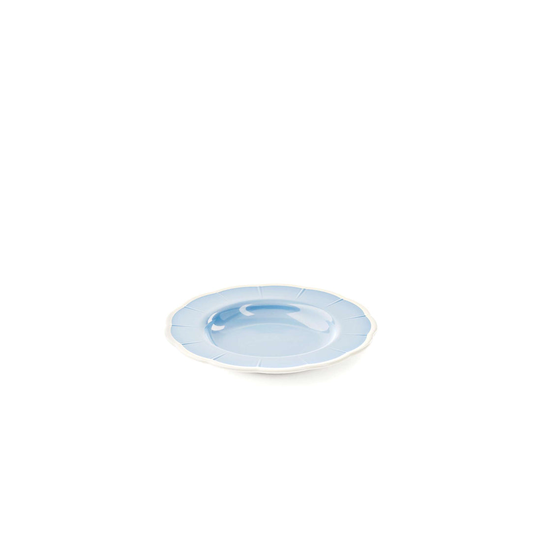 GUZZINI Tiefteller Melamin Flora D 24 Cm Table Decor Zartes Blau
