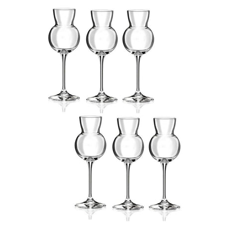 RCR Cristalleria Italiana Calice Invino 11 Cl I11 Acquavite 6 Pz