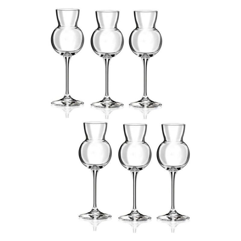 RCR Cristalleria Italiana Calice Invino 11 Cl I11 Acquavite 6 Pz