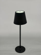 L'Arcolaio LED-Leuchte Touch Wiederaufladbar H 38 cm 10 x 10 cm IP54 Round Pro Schwarz
