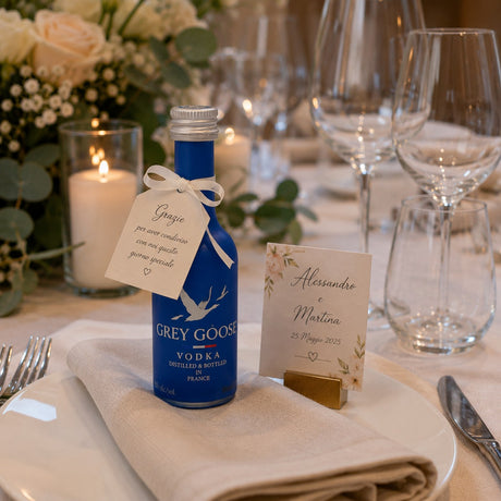 L'Arcolaio Grey Goose Vodka Glas Flasche 5 Cl 40 % Vol.