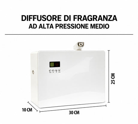 DESSENZE Professioneller Hochdruck-Duftspender Medio – Raumduft für Räume bis 1400 m²