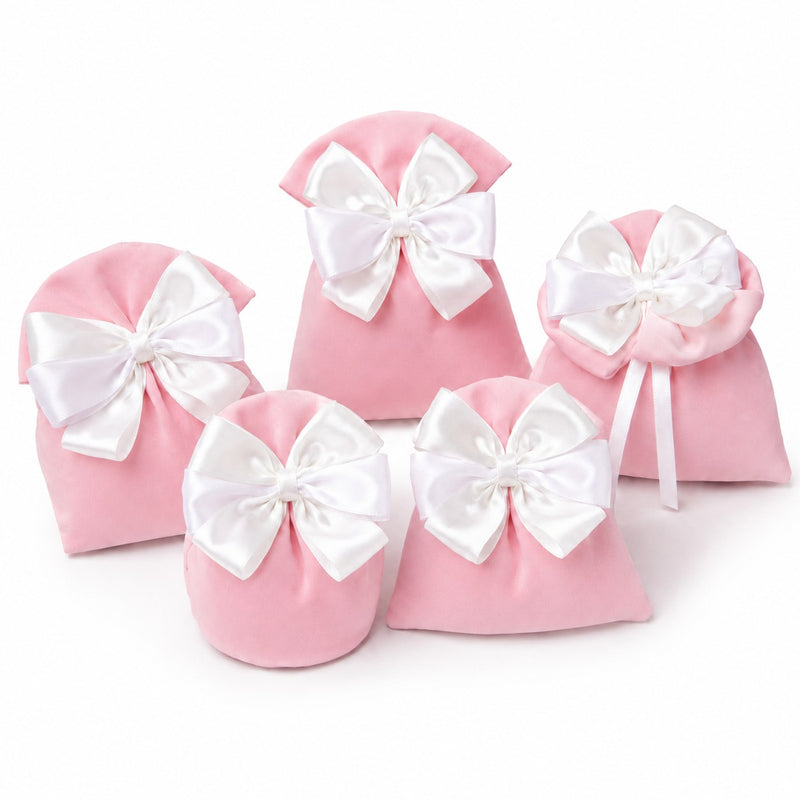 Creazioni per Enzo Sacchetto Bomboniera Colorado 11x11 cm Portaconfetti Rosa 10er Pack