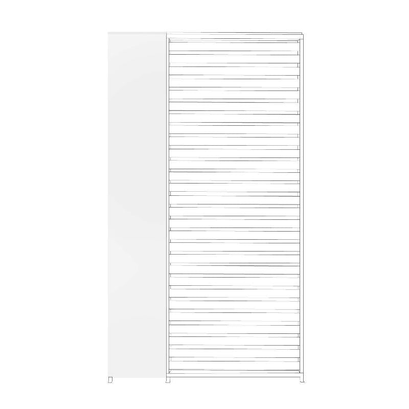 Bizzotto Vertikales Paneelset für Pergola Ocean 232,45 x 30,9 cm Weiß