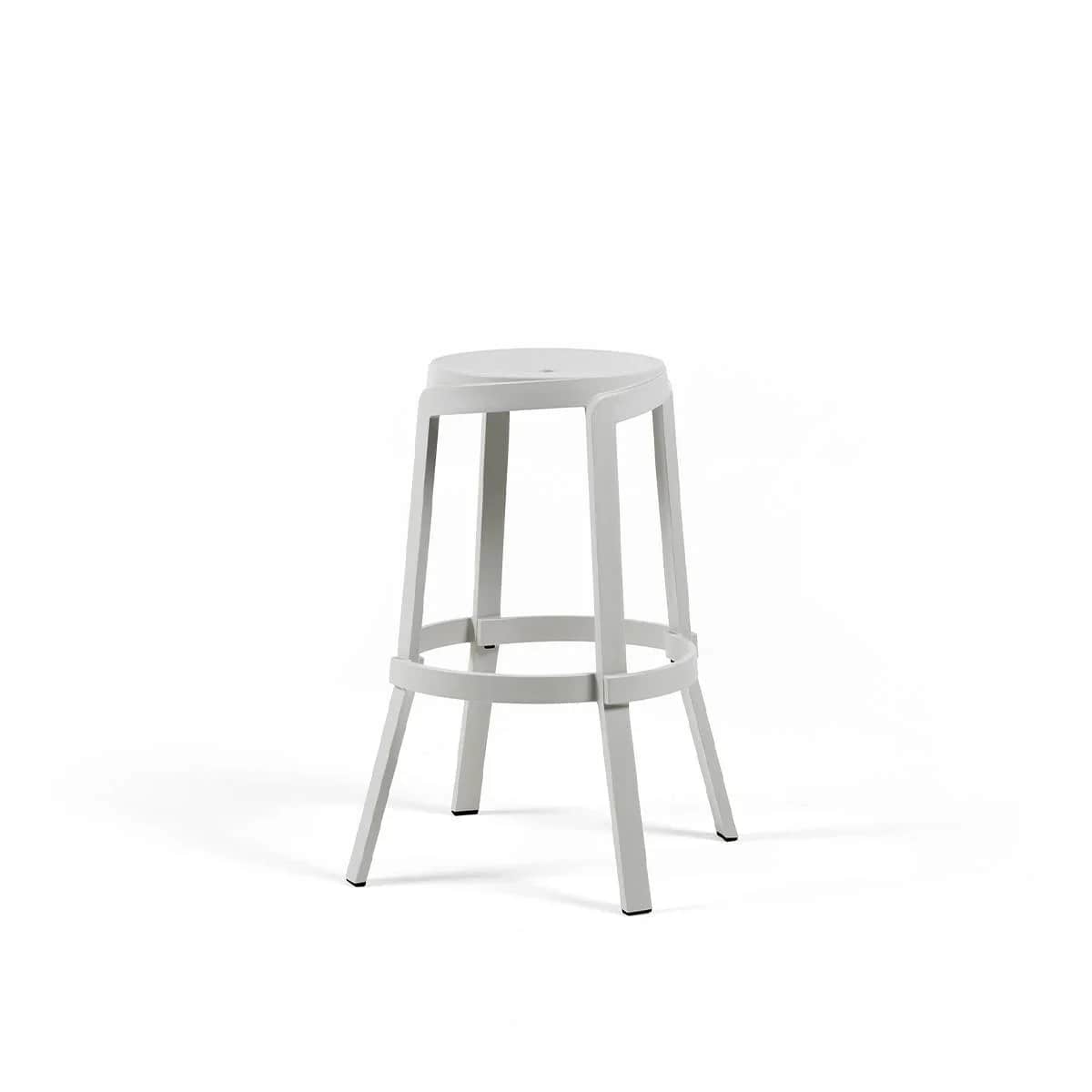 nardi nardi sgabello stack maxi gesso