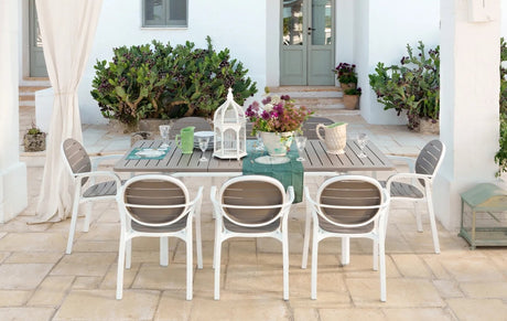 nardi nardi tavolo alloro 140 extensible 140 210 x 100 cm h 73 cm tortora ean 8010352829411