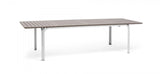 nardi nardi tavolo alloro 210 extensible 210 280 x 100 cm h 73 cm tortora piedini bianco ean 8010352828513