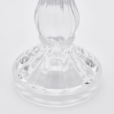 EDG Enzo De Gasperi Kerzenhalter Crystal Sinuoso H 22 Cm D 10 Cm Natural Transparent