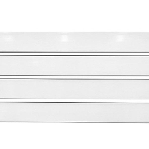 L'Arcolaio Zaun Miami Set 4 Weiße Bretter Glanzweiß Outdoor