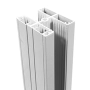 L'Arcolaio Zaun Ami Doppelpfosten H.146cm Weiß Hochglanz