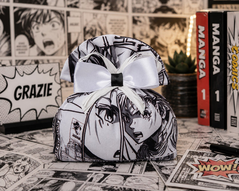 Creazioni per Enzo Beutel Bonbonniere Süßigkeitenbehälter Comics Anime Flipper 13x14 cm 10er-Pack