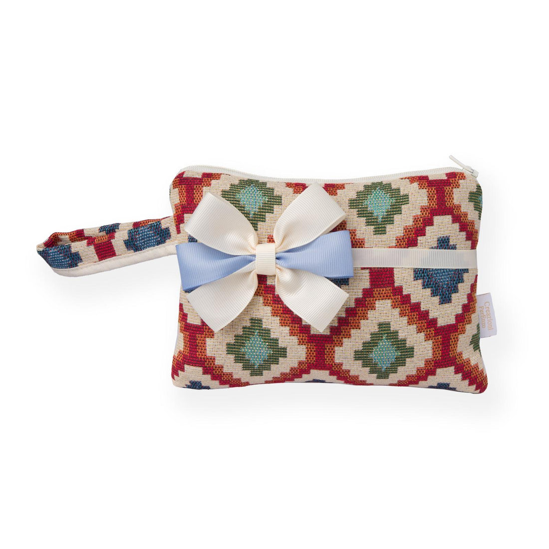Creazioni per Enzo Beauty Bomboniera Allover mit Reißverschluss Bonbonniere 14x18 cm 1 Stück