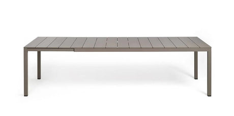 nardi nardi tavolo rio 210 extensible 210 280 x 100 cm h 76 cm alluminio tortora ean 8010352828612