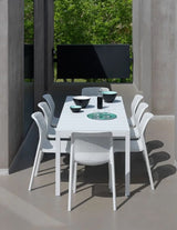nardi nardi tavolo rio 140 extensible 140 210 x 85 cm h 76 cm alluminio antracite ean 8010352828643