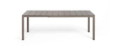 nardi nardi tavolo rio alluminio 140 extensible 140 210 x 85 cm h 75 cm tortora ean 8010352832954