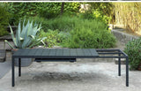 nardi nardi tavolo rio alluminio 210 extensible 210 280 x 100 cm h 75 cm antracite ean 8010352833166