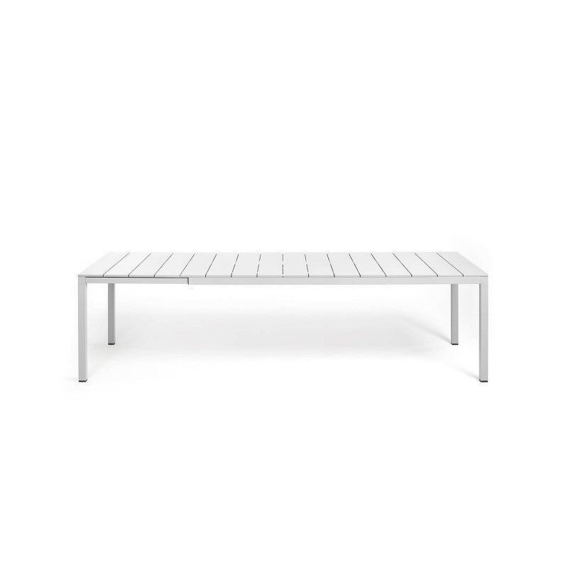 nardi nardi tavolo rio alluminio 210 extensible 210 280 x 100 cm h 75 cm bianco ean 8010352833203