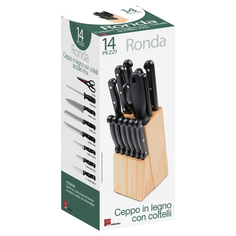 Dimo Commerciale Kochmesser-Set 14-teilig Ronda