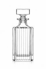 RCR Cristalleria Italiana Timeless - Quadratische Flasche mit quadratischem Glasstopper