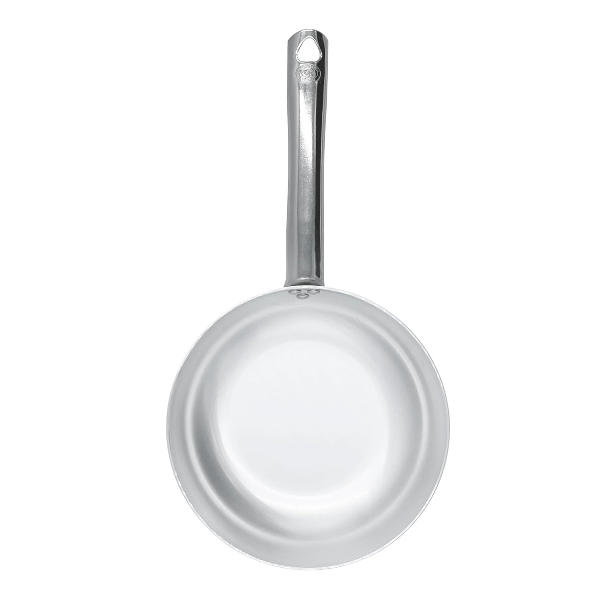 AGNELLI Schräge Pfanne Aluminium mit 1 Edelstahlgriff Ø 28 cm