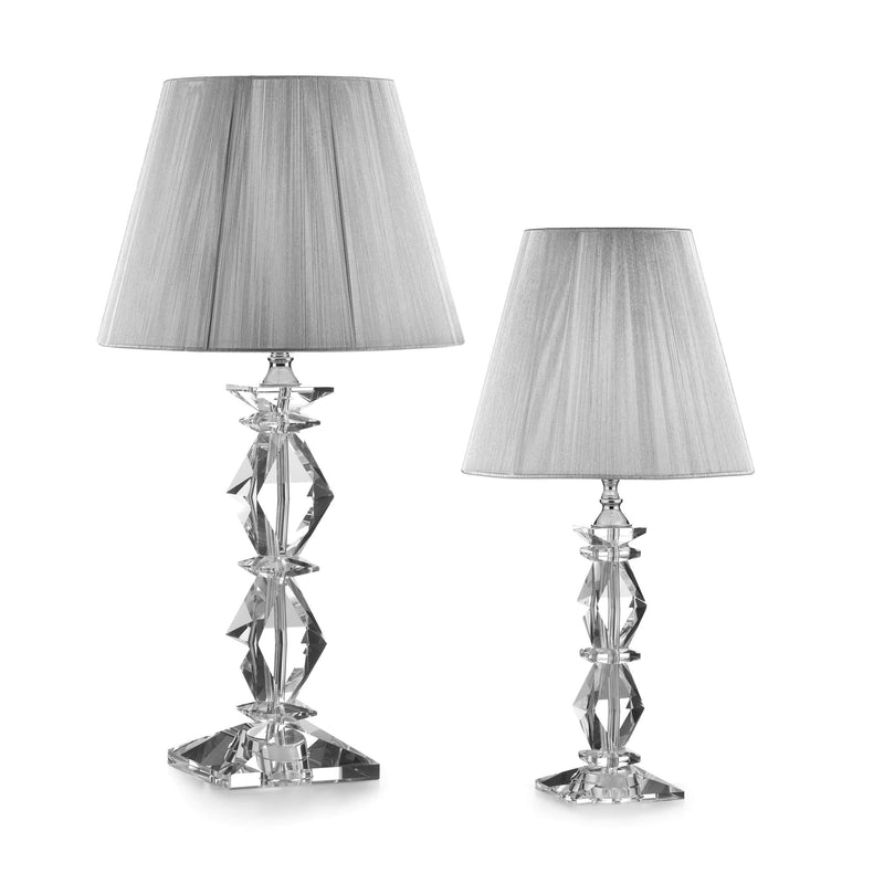 Fade Murano-Kristallleuchte H 67 cm – Elegante Tischleuchte Klassisches Design