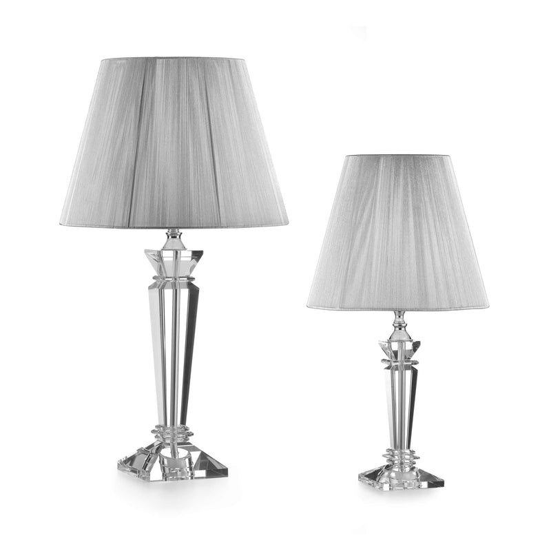 Fade Kristallleuchte Ischia H 63 cm – elegante Tischleuchte klassisches Design