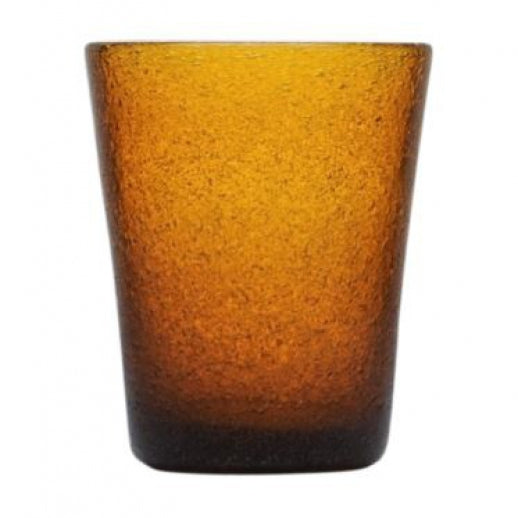 Zani Serafino Memento Tumbler Wasserglas Bernstein 30cl Mundgeblasenes Glas