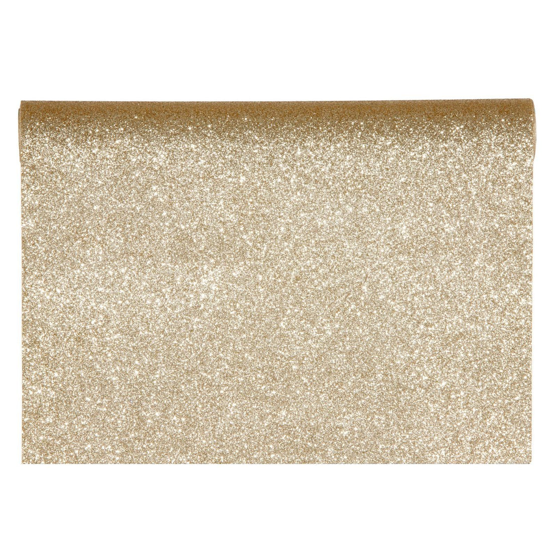 Piovaccari Tischläufer Desirée Champagne 28 cm x 2,5 m – Dekorativer Weihnachts-Tischläufer für Tisch, Tischdeko und Weihnachtsdekoration
