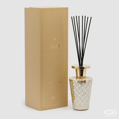 edg enzo de gasperi edg enzo de gasperi profumatore bottiglia agadir 1 000 ml h 24 cm d 13 cm ambra marocchina ean 8059824465504