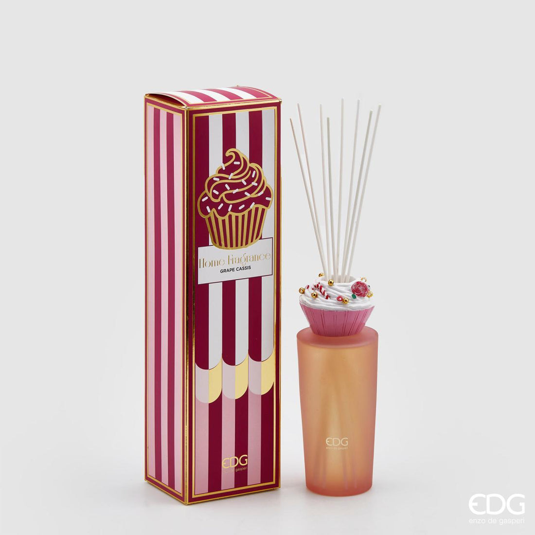 EDG Enzo De Gasperi Raumduft Flasche 430ml Cupcake H21 Trauben Cassis