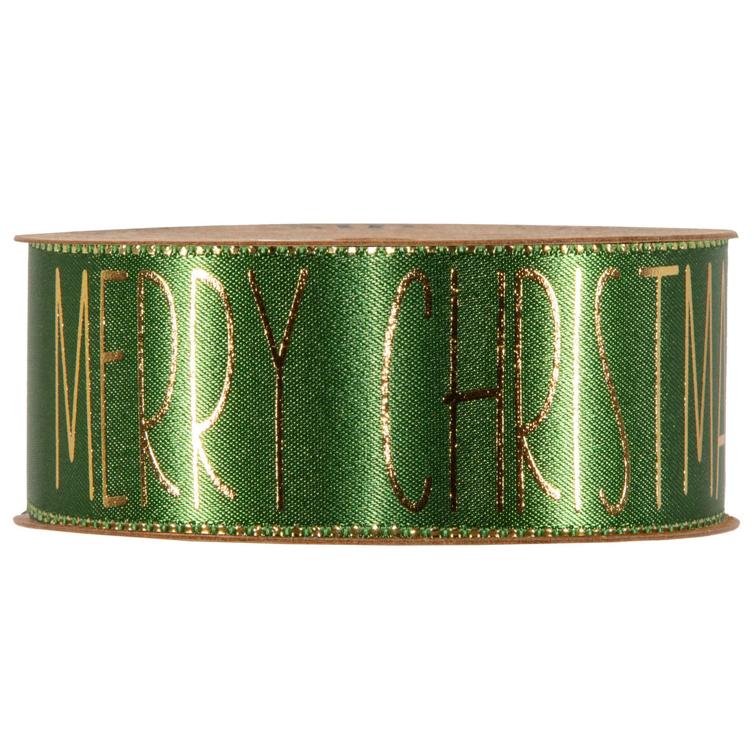 Piovaccari Band Buon Natale Courtyard 40 mm x 15 m – Weihnachtliches Dekoband mit Schriftzug „Buon Natale" für Baum, Schleifen, Geschenkpakete und Weihnachtsdekoration