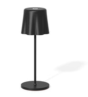Fade Tischlampe Aladina LED aufladbar H 30 cm D 11 cm Wireless dimmbar Schwarz