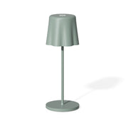 Fade Tischleuchte Aladina Led Wiederaufladbar H 30 Cm D 11 Cm Wireless Dimmbar Salbeigrün