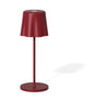 fade fade lampada da tavolo aladina led ricaricabile h 30 cm d 11 cm wireless dimmerabile rosso ean 8016175583998