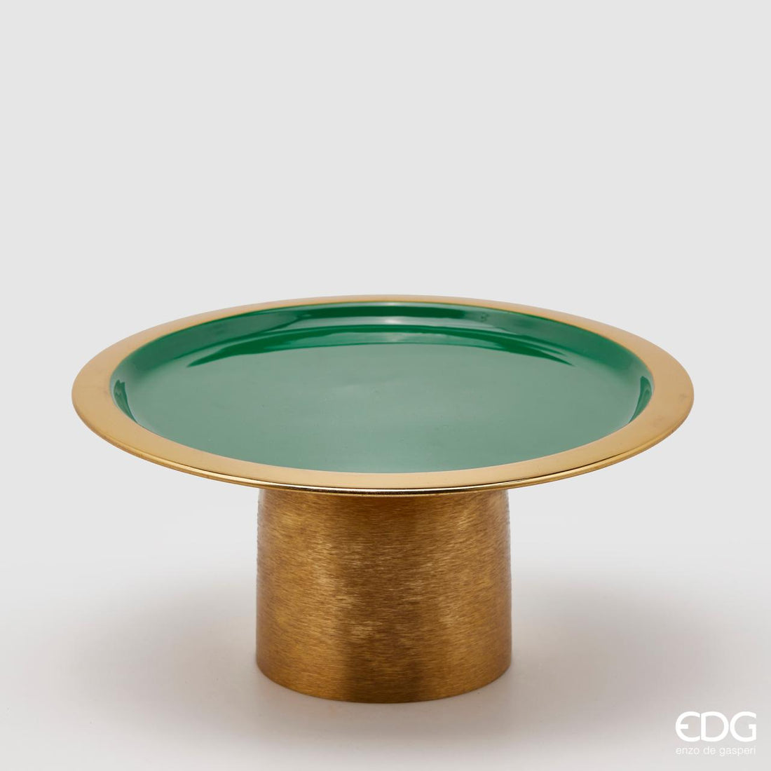 EDG Enzo De Gasperi Alzata Natale Charm Rotonda Smaltata H14 D29 Grün