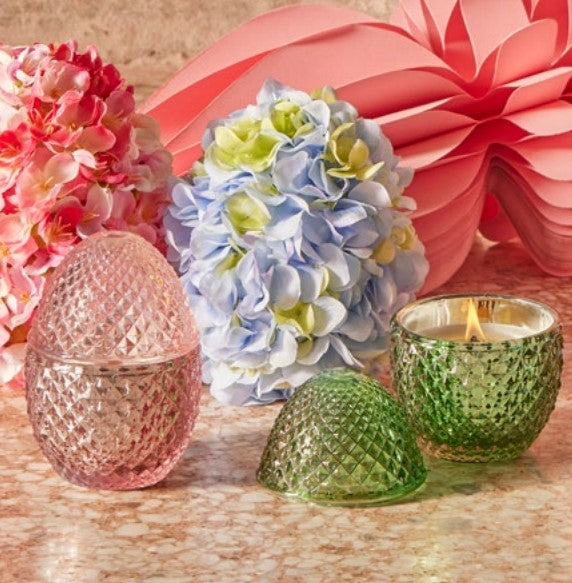 EDG Enzo De Gasperi Kerze L'Ove Eiförmig Mit Duft H 12 Cm D 8 Cm Ingwer & Warm