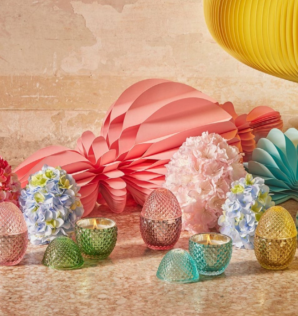 EDG Enzo De Gasperi Kerze L'Ove Eiförmig Mit Duft H 12 Cm D 8 Cm Ingwer & Warm