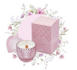 EDG Enzo De Gasperi Kerze Ei-Form mit Duft H 12 Cm D 8 Cm Moroccan Rose