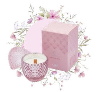 EDG Enzo De Gasperi Kerze Ei-Form mit Duft H 12 Cm D 8 Cm Moroccan Rose