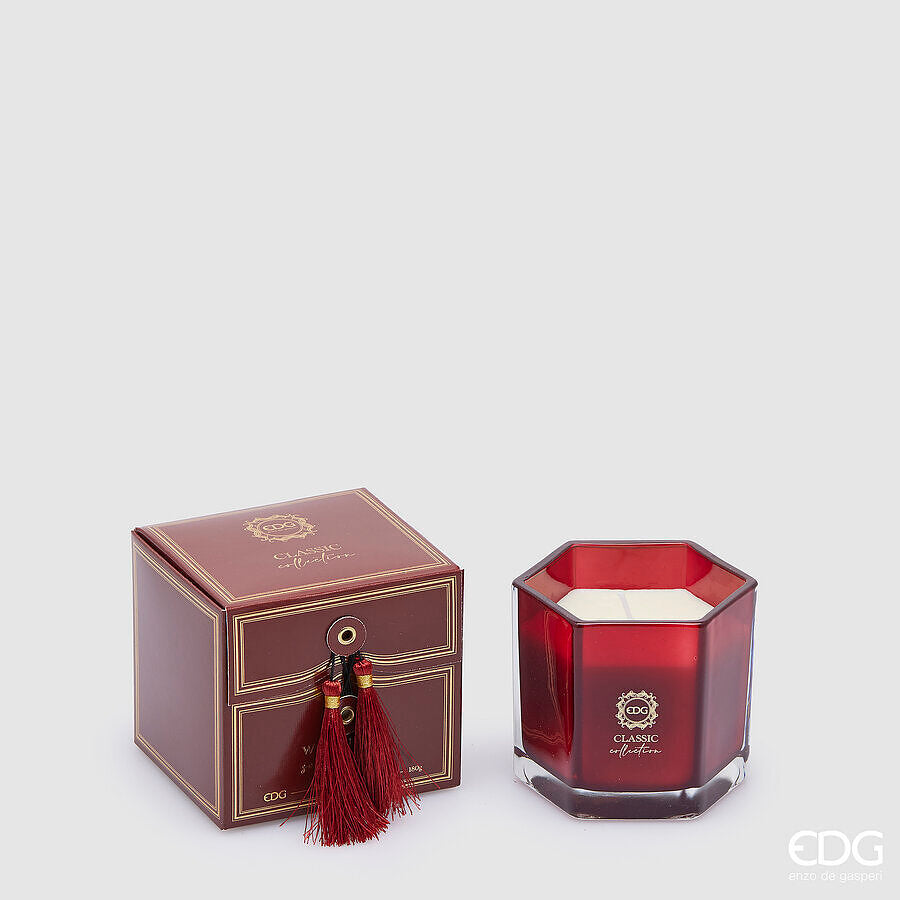 EDG Enzo De Gasperi Candela Classic con Profumo H 8,5 Cm D 8,5 Cm Wild Ginger