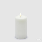 EDG Enzo De Gasperi LED-Kerze Lounge Moccolo H 13 Cm D 7,5 Cm Weiß