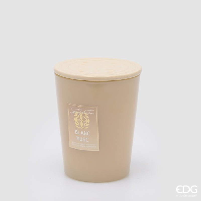 EDG Enzo De Gasperi Kerze Symbol Duftkerze White Musk H16 Ø13 cm – Weihnachtsgeschenkidee