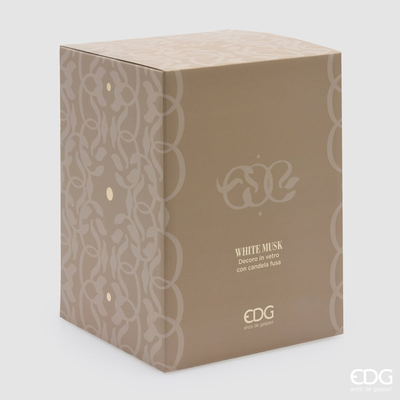 EDG Enzo De Gasperi Kerze Symbol Duftkerze White Musk H16 Ø13 cm – Weihnachtsgeschenkidee