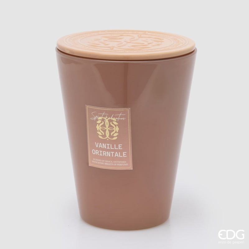 EDG Enzo De Gasperi Kerze Symbol Duftkerze Cardamom Snaps H23 Ø18,5 cm – Weihnachtsgeschenkidee