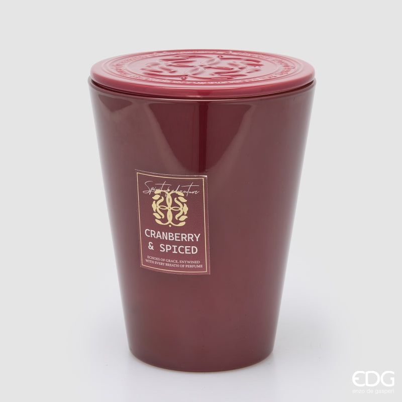 EDG Enzo De Gasperi Kerze Symbol Duftkerze Honeyed Apple Cider H23 Ø18,5 cm – Weihnachtgeschenkidee