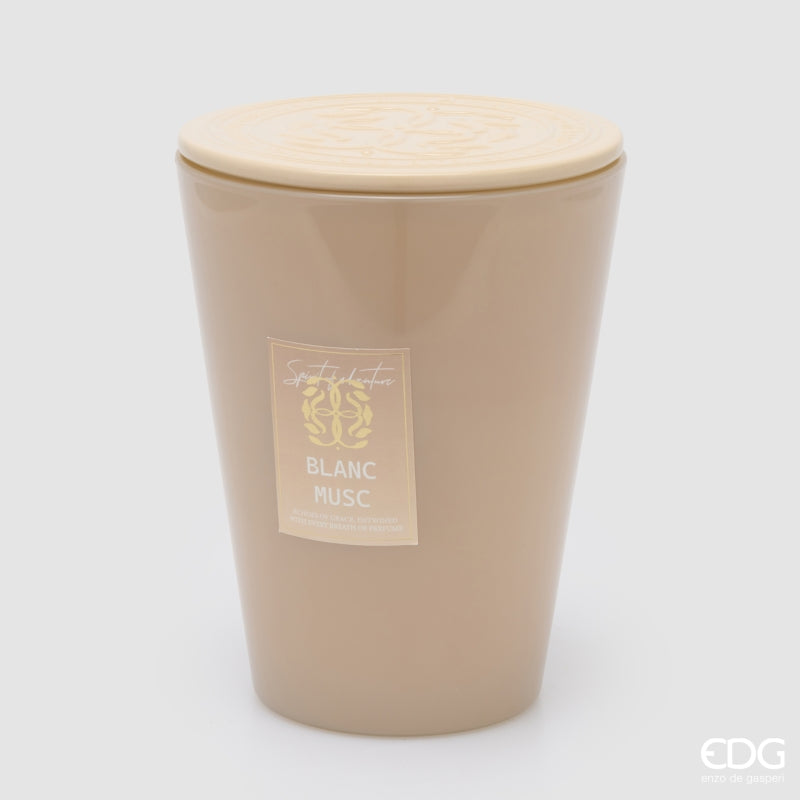 EDG Enzo De Gasperi Kerze Symbol Duftkerze White Musk H23 Ø18,5 cm – Weihnachtsgeschenk