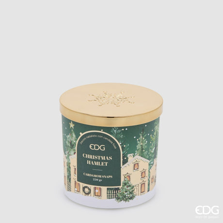 EDG Enzo De Gasperi Candela Noel Profumata al Cardamomo H10 Ø10 cm – Candela Natalizia