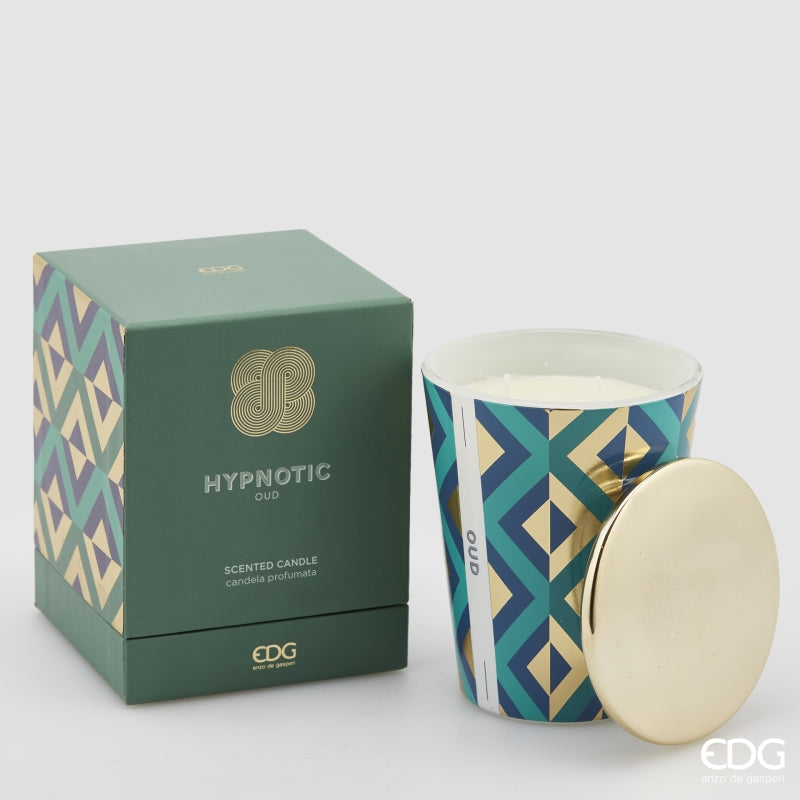 EDG Enzo De Gasperi Kerze Hypnotic mit Deckel H12 Oud