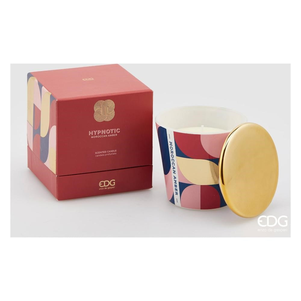 EDG Enzo De Gasperi Kerze Hypnotic mit Deckel H9 Moroccan Amber