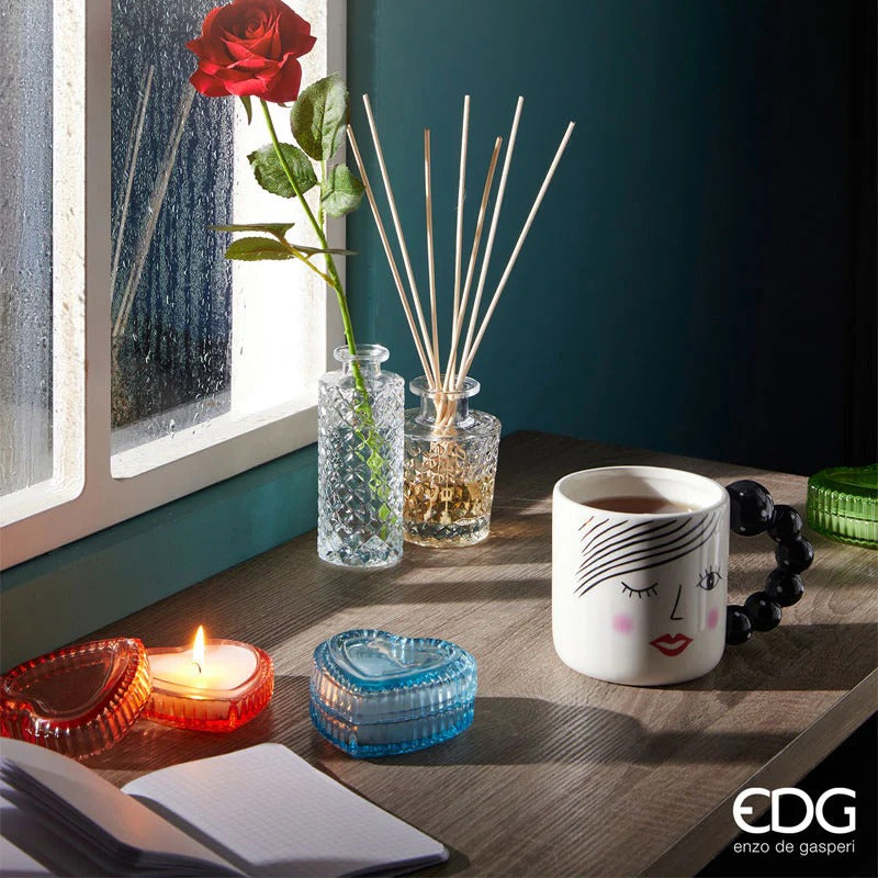 EDG Enzo De Gasperi Candela Scrigno Cuore H4 D8 Rosso